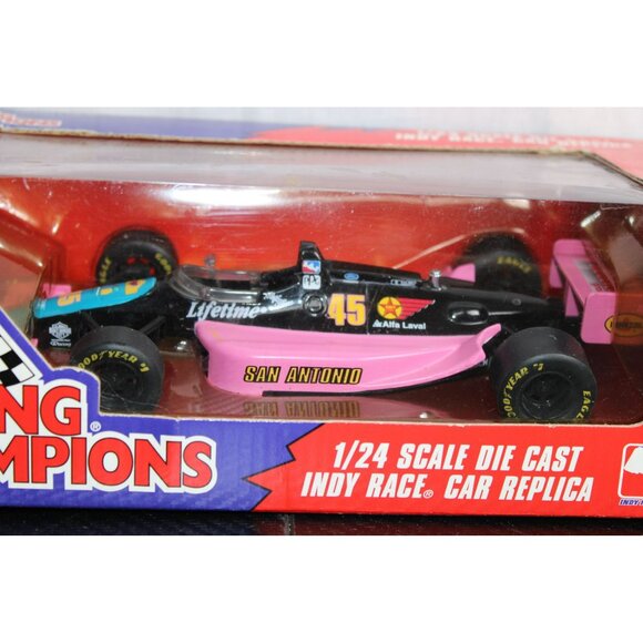1996 Edition Pink Indy Race Car #45 By Racing Champions - Picture 2 of 6
